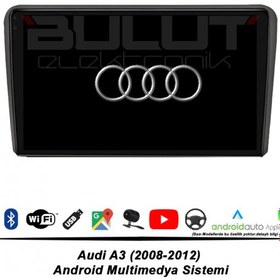 Resim Audi A3 Android Multimedya Sistemi (2008-2012) 2 GB Ram 32 GB Hafıza 4 Çekirdek İphone CarPlay Android Auto Navimex Fimex 