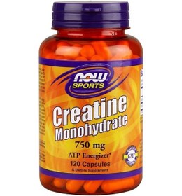 Resim Now Creatin Monohidrat 750mg 120 Kapsül 