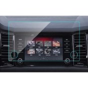 Resim Ael-Tech Skoda Kodiaq Karoq 8 Inç Navigasyon Temperli Nano Ekran Koruyucu 