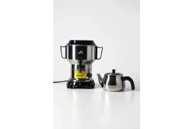 Resim Armağan Çaycı & Elektrikli Çay Semaveri - 6 Litre - Gizli Rezistans - 430 Kalite Paslanmaz Çelik 