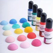 Resim 1 adet Akrilik Boya Mat Çimento Sıva Boyama Malzemesi 12 Renk Su Bazlı Pigment Su Bazlı Renk Özü Sadece Çimento, Reçine Selenit (10ML / 0.34oz) İçin Tonlama Renkleri İçin Uygundur 