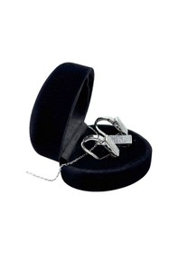 Resim Oya Silver Taşlı Dikdörtgen Gümüş Set&takım 