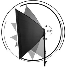 Resim 4 Duylu Softbox (2 Adet) + 2 M Işık Ayağı Lambasız 