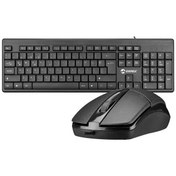 Resim EVEREST KM-515, Siyah, Türkçe Q, Kablolu, Klavye Mouse Set 