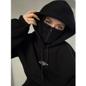 Resim Rex Moda Kar Maskeli Oversize Unisex Sweatshirt 
