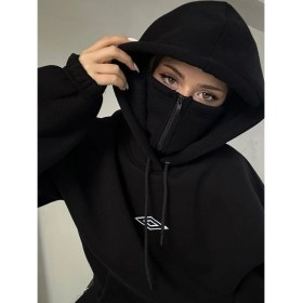Resim Rex Moda Kar Maskeli Oversize Unisex Sweatshirt 