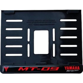 Resim Yamaha Mt 09 Plastik Kırılmaz Plakalık Kırmızı 2 15x24 