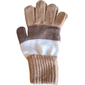 Resim Garson Beden Erkek Çocuk Eldiven Kahverengi - 8-12 Yaş Kahverengi 