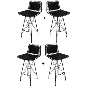 Resim Knsz masa sandalye takımı hem105zengin byzsyh 100*070 4 sandalye 