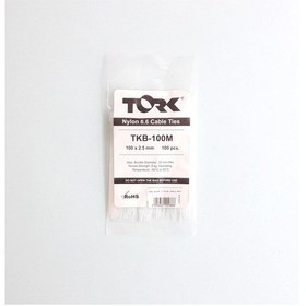 Resim Tork Beyaz Kablo Bağı 2,5X100 