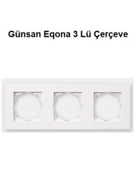Resim Günsan Eqona Renkli 3 Lü Çerçeve 