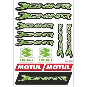 Resim Gogo 074 A4 Dominar Yeşil Tek Paket Çoklu Sticker 