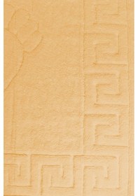 Resim 5 Li Otel Ayak Havlusu Bukle Ayak İzli 50x70 Cm Renkli 16/2 Avs 250 Gr Kahve 