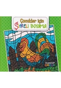 Resim 4e Boyama Kitabı Çocuklar İçin Şifreli Mandala Karatay 