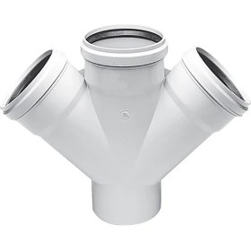 Resim Hakan PVC Çift Çatal 45° 50 x 50 mm 
