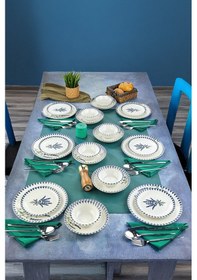 Resim Cooker 24 Parça Porselen Yemek Takımı Ckr4222 Çok Renkli 