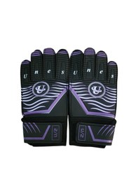 Resim Unes Futbol Kaleci Eldiveni Parmak Korumalı, Tutuş Güçlü, Yetişkin & Çocuk Beden Turuncu 