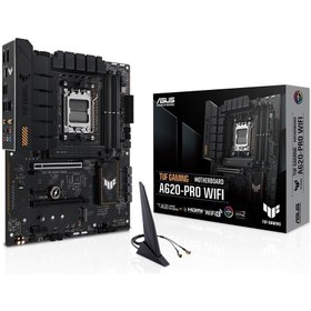 Resim Asus Tuf Gamıng A620-Pro Wıfı Amd A620 Am5 Ddr5 6400 Dp Hdmı Çift M2 Usb3.2 Ax Wifi + Bt Aura Rgb 2.5Gbit Lan Atx (Tuf Gamıng A620-Pro Wıfı) Anakart 