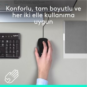 Resim Logitech M90 Kablolu Optik Mouse 