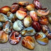 Resim 100g Benzersiz Doğal Akik Taşlar, Çeşitli Desenler, Ev Dekoru, Saksı & Akvaryum Aksesuarları, Takı Yapım Malzemeleri, Arkadaşlar İçin Mükemmel Hediye, Noel Hediyesi, Ev Dekor Aksesuarları|Parlak Taşlar|Bantlı Doku 