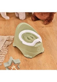 Resim Çocuklar Için Tuvalet Alıştırma Lazımlığı Çocuk Lazımlık Kapaklı 30 CM Mavi 