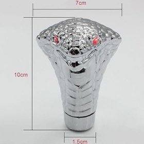 Resim YOUMAXE Cobras Yılan Araba Şanzıman Kolu Led Işıklı Vites Topuzu Çubuk Araba Modifikasyonu Vites Kolu Pomo Pca Cambio Renk: kırmızı ışık 