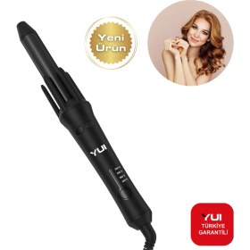 Resim Yui KB302 Otomatik Saç Şekillendirici Maşa Siyah(Yui Türkiye Garantili) 