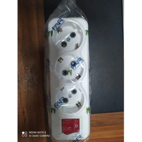 Resim Far Golyat Anahtarlı Üçlü Fiş Priz 