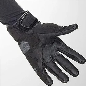 Resim Siyah Sz XXL Alpinestars Highlands Deri/Tekstil Motosiklet Eldiveni 