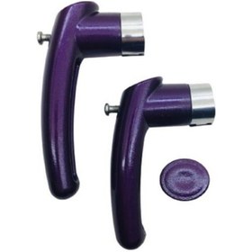 Resim Çaydanlık Sapı Takımı Kulp Tutamak Seti Parlak Mor Yanmaz Mor 