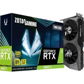 Resim Zotac NVIDIA GeForce RTX 3060 Ti Twin Edge ZT-A30610E-10MLHR 8 GB GDDR6 256 Bit Ekran Kartı 
