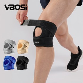 Resim 1 Adet Ayarlanabilir Diz Destek Patella Brace, Nefes Alabilen Delikli, Erkek ve Kadınlar İçin 