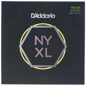 Resim Daddario NYXL45105 Bas Gitar Tel Seti | NYXL Nickel Wound, .045-.105 