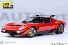 Resim 1:18 Autoart 1968 Lamborghini Miura Jota SVR 