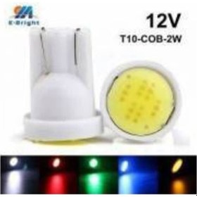 Resim 2 Adet Beyaz Dipsiz T10 Led Araç Park Lambası Led Ampul T10 Cob Led 