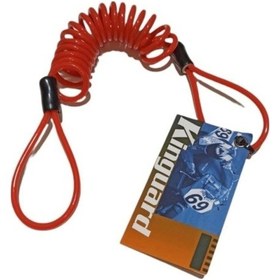 Resim Lock Kınguard Disk Kilidi Hatırlatma Kablosu Kırmızı 