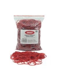 Resim Ekoset Kırmızı Paket Ambalaj Toka Para Lastiği 1000 Adet 40Mm 