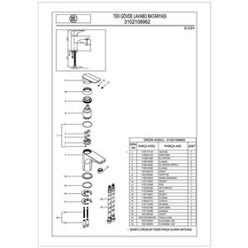 Resim Ar Fia Lavabo Bataryası 102108962 