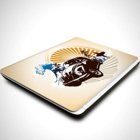Resim Araba Güneş Sörf Laptop Sticker 12 İnch (29X24CM) 