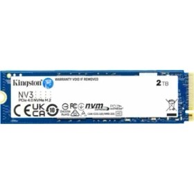 Resim Kingston 2TB NV3 SNV3S-2000G PCI-Express 4.0 M.2 SSD 6000 MB/s Okuma 5000 MB/s Yazma Hızı 