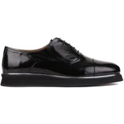 Resim Shoetyle - Siyah Rugan Deri Bağcıklı Erkek Klasik Ayakkabı 250-2030-786-siyah 