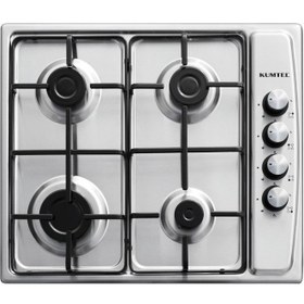Resim KO 410BF Inox 4 Gözü Gazlı Ankastre Ocak Doğalgazlı 