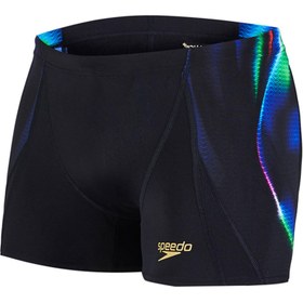 Resim Speedo Giyim Mayo Plmt Digi V Pnl Asht Am Blk/Grn 