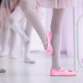 Resim DANSHOW Kız Bale Ayakkabıları Bölünmüş Taban Parlak Düz Dans Ayakkabıları Çocuklar İçin Bale Terlikleri (WX55-08-29) 29 ABD 