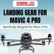 Resim Uyumlu DJI Mavic 4 Pro, etkili şekilde 30mm yükseklik artışı sağlar, hafif ve taşınabilir, çeşitli senaryolar için uygun kızak tipi iniş takımı aksesuarı 