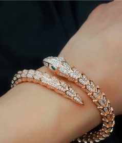 Resim Vog Italy Cartier Yılan (snake) Bileklik Bracelet 925 Ayar Gümüş Roze Renk Sarı,beyaz Renk Seçeneği 
