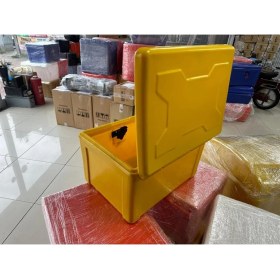 Resim Motosiklet Pizza Servis Çantası Sarı 90 Litre Köşeli 