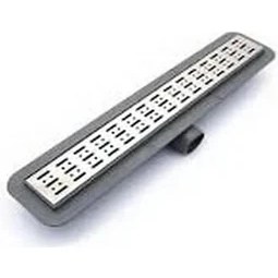 Resim Duş Kanalı 40 cm Yer Süzgeci Duş Izgarası 