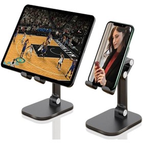 Resim Asfal Katlanabilir Ayarlanabilir Masaüstü Telefon Tutucu Stand Tablet Tutucu Stand 4-9 Inç 