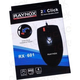 Resim Raynox RX-601 USB Optik Mouse 800 DPI Kablolu Ev - Ofis Kullanımı İçin Pratik Seçim 